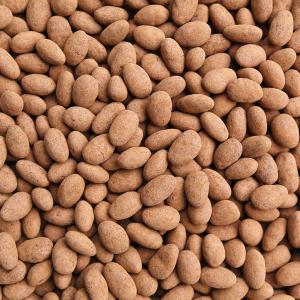 ALMONDS, dark chocolate covered, chili dusted (1 lb)