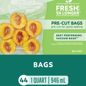 FoodSaver® Quart Vacuum Seal Bags, 44 Count
