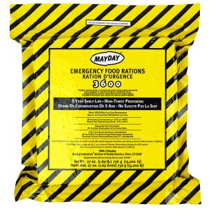 Mayday 3600 Calorie Food Bar - 3-Day Emergency Ration