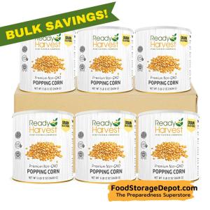 Ready Harvest Premium Non-GMO Popping Corn 6 pack 5lb 12 oz