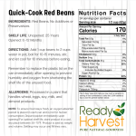 Ready Harvest Premium Quick-Cook Red Beans  6 pack 3 lb 3 oz