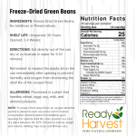 Ready Harvest Freeze-Dried Green Beans 7 oz