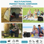 450lbs Capacity Portable Camping Toilet - 12" Seat