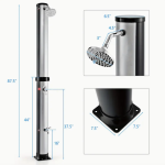 10 Gal Solar Heated Shower