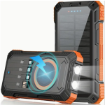 36000mAh Solar Powered Wireless Phone Charger