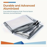 10 pcs Emergency Mylar Blankets