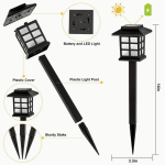 12 Pack LED Solar Pathway Lights