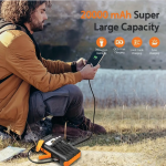Solar Charger 20A Power Bank with Hand Crank