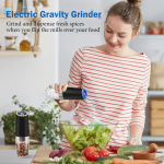 Electric Salt and Pepper Grinder Set
