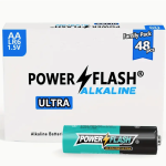36PCS AAA + 48PCS AA PowerFlash Long-Lasting Alkaline Batteries