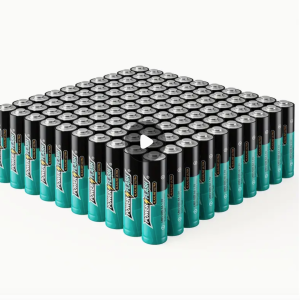 PowerFlash AA 100 Pack High-Performance Alkaline Batteries