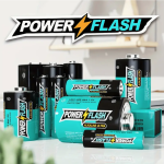 PowerFlash AA 100 Pack High-Performance Alkaline Batteries