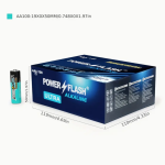 PowerFlash AA 100 Pack High-Performance Alkaline Batteries