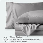 4-Piece Soft Cooling Sheets for Queen Size