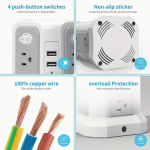 Tower Surge Protector Power Strip