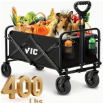 Collapsible Folding Wagon, Beach Wagon Cart