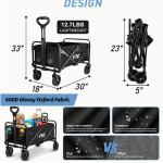 Collapsible Folding Wagon, Beach Wagon Cart
