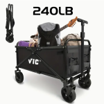 Collapsible Folding Wagon, Beach Wagon Cart