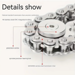 Stainless Steel Chain Fidget Spinner