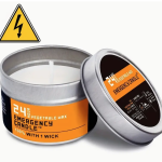 4-Pack Unscented Emergency Candles - 96-Hour Burn Time