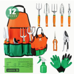12-Piece Heavy-Duty Aluminum Garden Tool Set