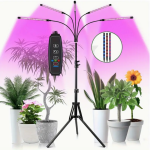 10 Dimmable LED Grow Light - Growing Lamps with Adjustable Gooseneck