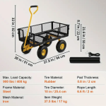 Heavy Duty Steel Garden Cart