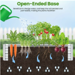 Galvanized Steel Raised Garden Bed with Cover - 6x3x3ft Mini Greenhouse