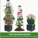 2 PCS 57" Vertical Self Watering Tomato Planter