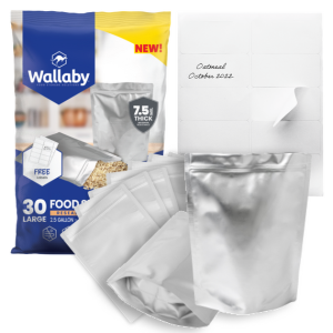 Gusset Mylar Bags & Sticker Labels 2.5 Gallon