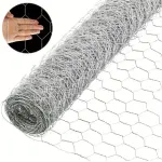 4FTx150FT Chicken Wire Netting Galvanized Wire Mesh Hexagonal for Poultry Garden Fencing Barrier
