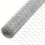 4FTx150FT Chicken Wire Netting Galvanized Wire Mesh Hexagonal for Poultry Garden Fencing Barrier