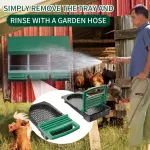 Genimo 3-Compartment Heavy-Duty Roll-Out Nesting Box