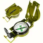 1pc Compact Waterproof Survival Compass – Durable Multifunction Navigation Tool – Essential for Hiking, Camping & Travel Adventures