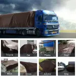 Heavy Duty Waterproof Tarp Poly Canopy Tent Shelter Cover 16 Mil Tarpaulin Shade with Grommets and Reinforced Edge