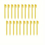 20pcs Heavy-Duty Tent Pegs - Ultra-Durable Windproof Stakes for Outdoor Camping, Travel, and Beach Mat Anchoring