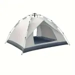 3-4 Person Camping Tent Portable Quick-Opening Tent - Automatic Self-Driving, Rainproof, Sunshine-Proof, Perfect For Fishing, Beach, Hiking, Travel, And Camping