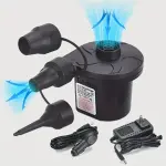 3-Nozzle Portable Electric Air Pump - Inflating and Deflating Air Mattresses