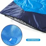 Versatile Adult Sleeping Bag for Cold and Warm Weather - Lightweight and Compact Backpacking Sleeping Bag