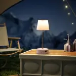 Solar-Powered LED Desk Lamp