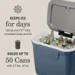 60QT Extra-Large Wheeled Hard Chest Cooler