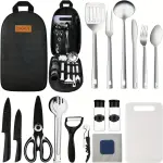 Camp Kitchen Cookware Set - Portable, Compact, Waterproof