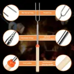5pcs, Marshmallow Roasting Sticks