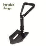 Heavy Duty Steel Folding Shovel - Serrated Edge