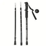 Durable Shock Absorbing Walking Stick Quick-Fold Ultralight Hiking Pole with Advanced Shock Reduction