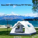Tent For Camping Automatic Quick Opening Tents, Waterproof And Windproof Simple Family Tents, Portable Automatic Tent Fishing Hiking