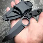 1PC Stainless Steel Outdoor Small Straight Knife With Sheath