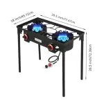 Vivicreate 105000 BTU Power - Backpacking Stove with High-Powered Camping Burner