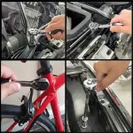 High-end Professional 53pcs Mechanic Tool Set, 1/4" drive Depth And Standard Sockets, Ratchet Wrench Set