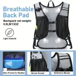 NEVO RHINO Ultra-Lightweight Hydration Backpack - 2L Water Bladder Hydration Pack